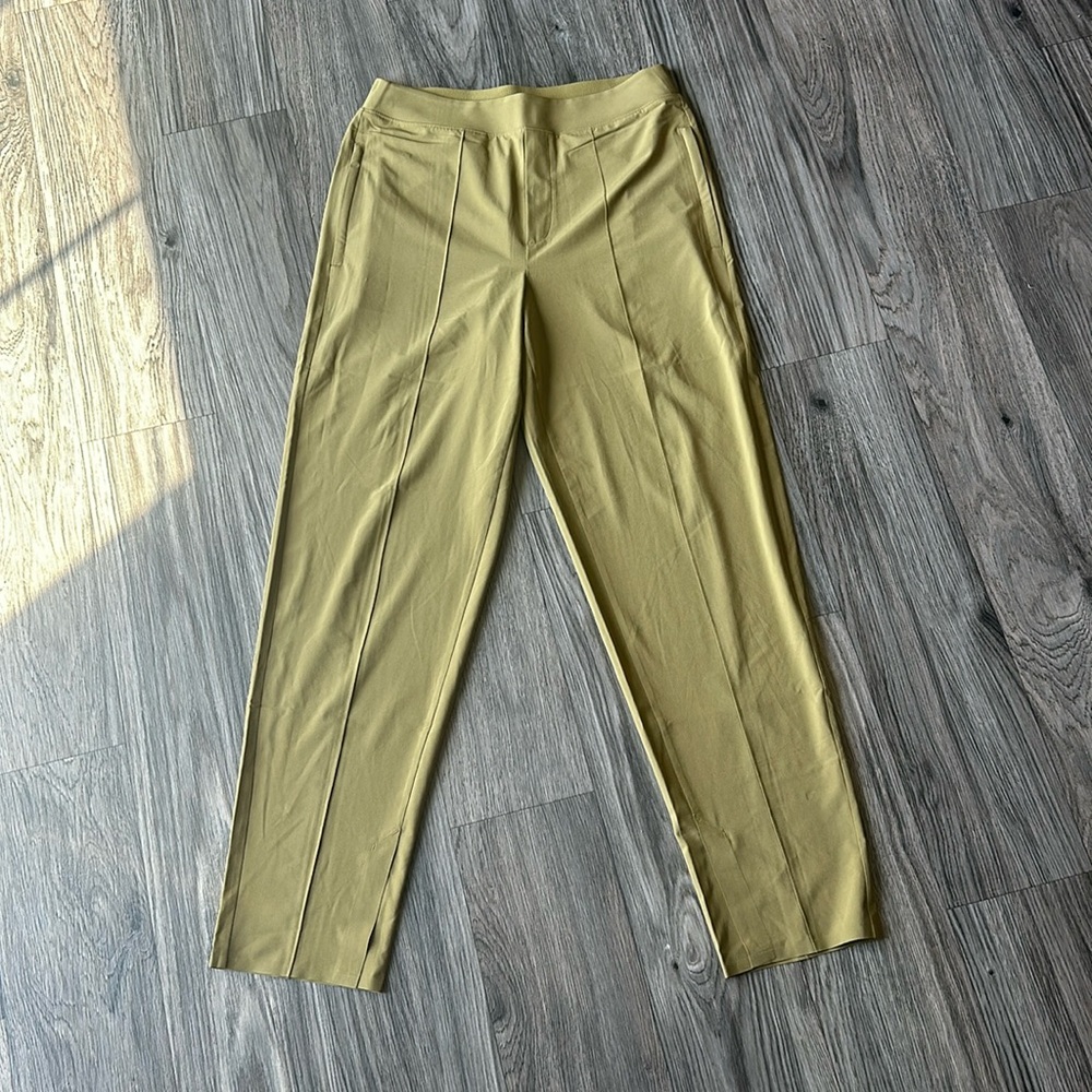 ATHLETA Brooklyn Heights Vienna Slim Pant Tapestry Gold Size 6 - NWOT